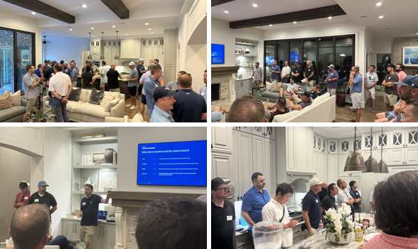 Scenes from the kickoff night